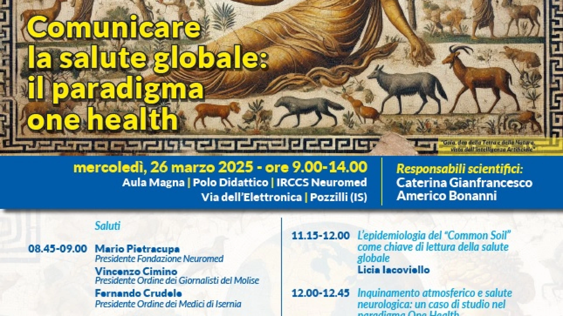 “Comunicare la salute globale: il paradigma One Health”. Un corso di formazione rivolto ai giornalisti ed alle professioni sanitarie